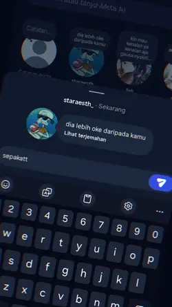 dia lebih oke