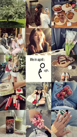 life in april :