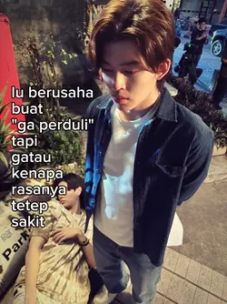 berusaha ga perduli 