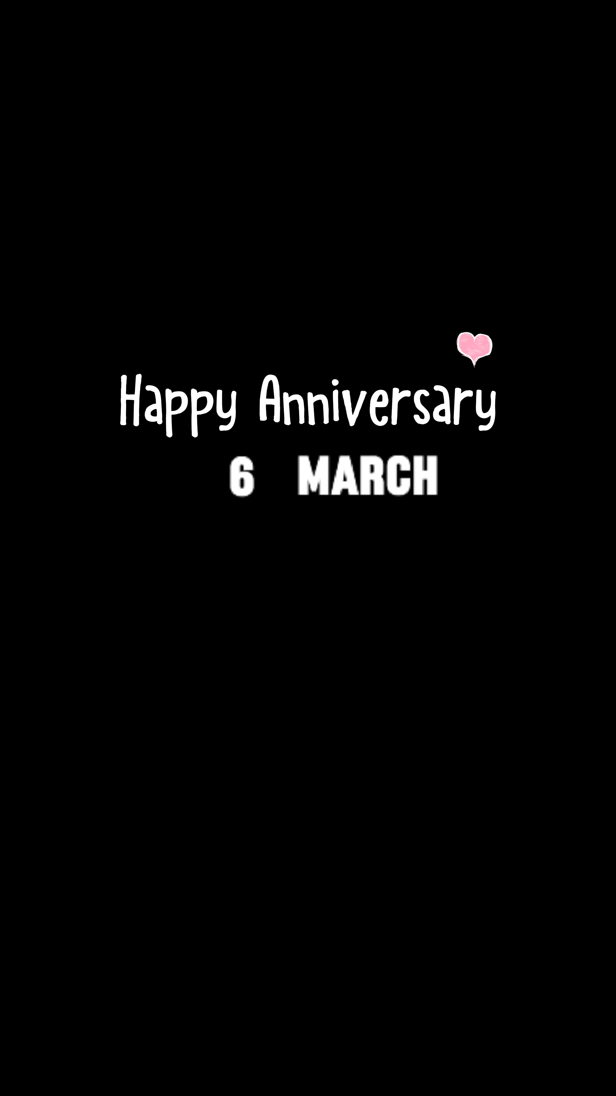 anniversary 6 march