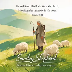 God is our shepherd 