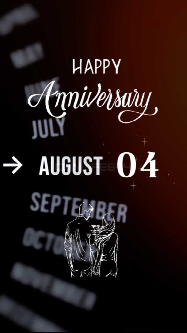 Anniversary 4 august