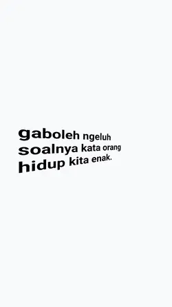 gaboleh ngeluh