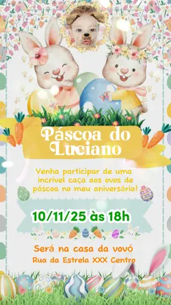 Convite Páscoa 
