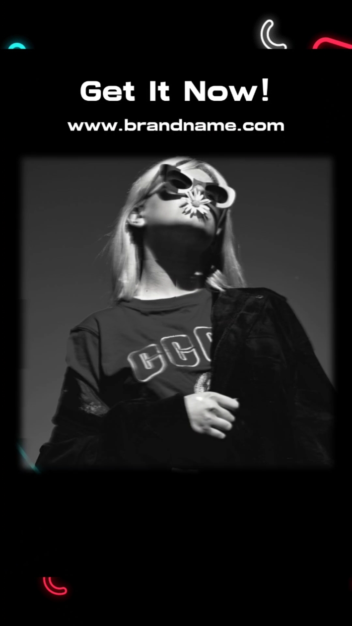 Roupas de exibição de tela estilo TikTok