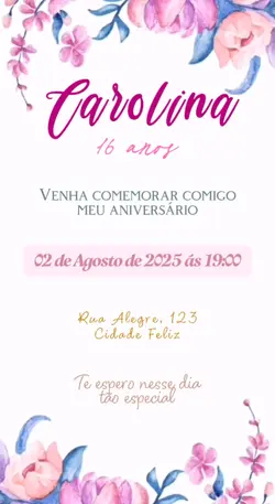 Convite Aniversário