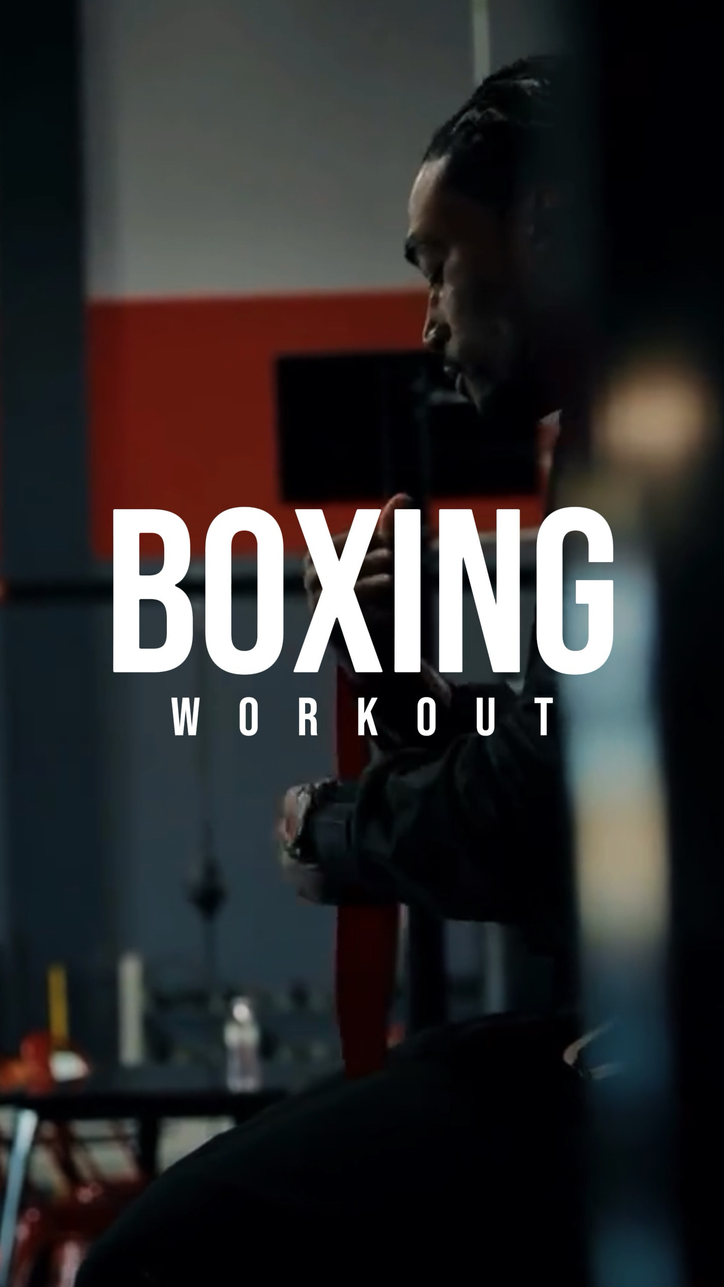 Treino de boxe 