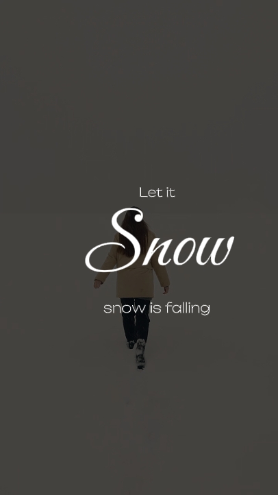 Schnee fällt 