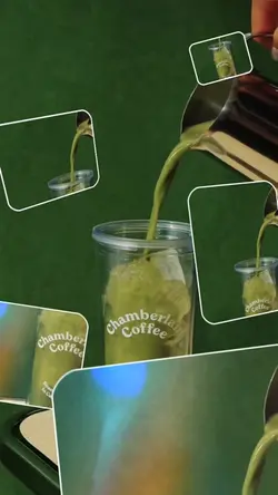making a drink