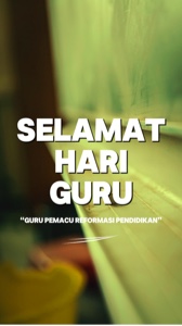 Mini Vlog Hari Guru