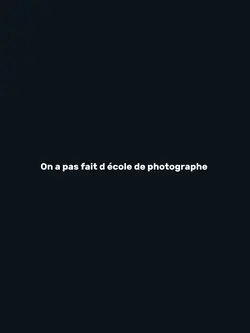 École de photographe
