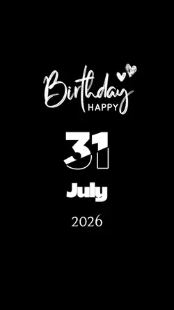 birthday 31th July