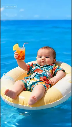 AI Beach vibe