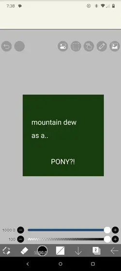 MOUNTAIN DEW PONY?!