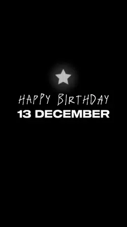 HBD 13 DECEMBER