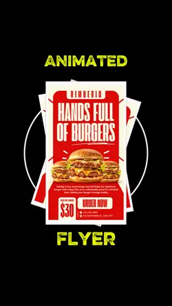 Animated flyer