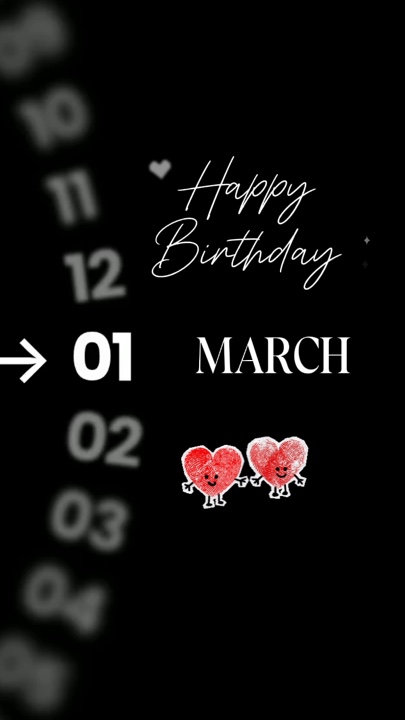 ANNIVERSAIRE 01 MARS
