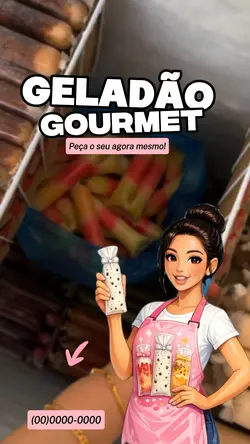 Geladinho gourmet 