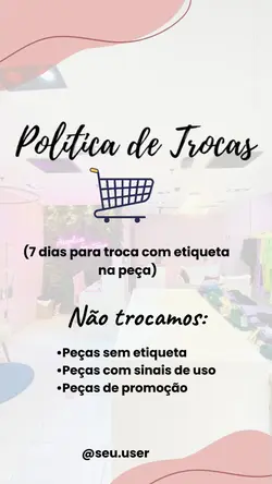 Política de trocas 