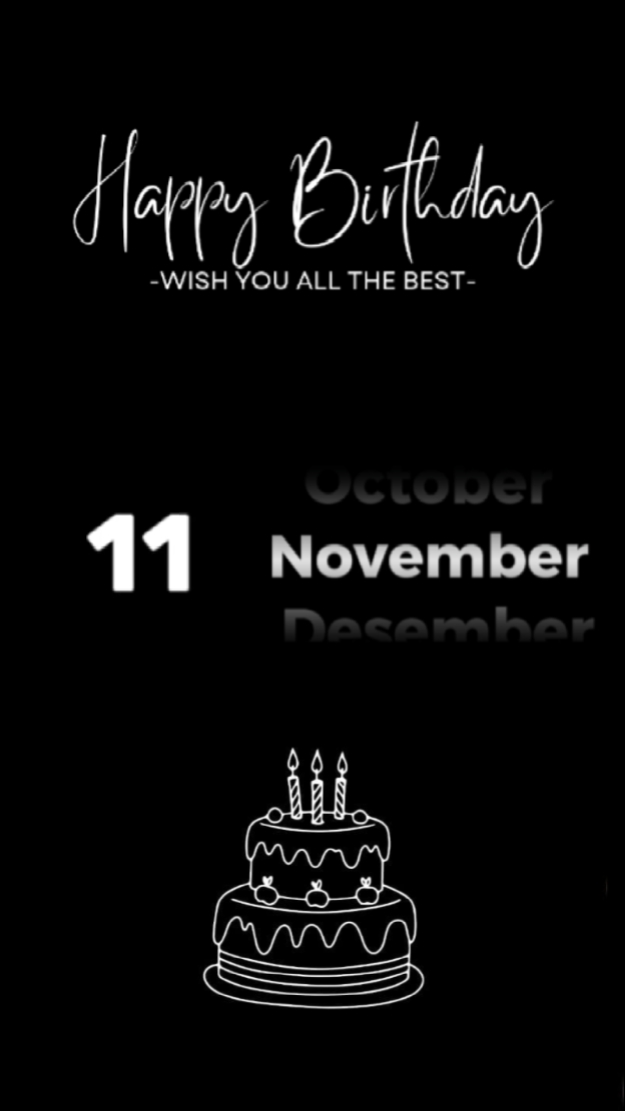 HBD 11 NOVEMBER 