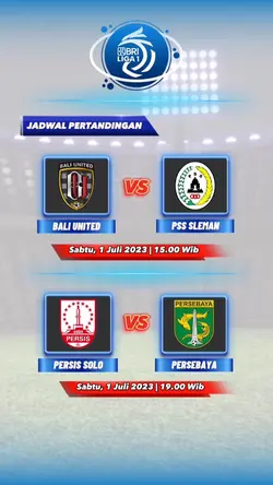 Jadwal Liga 1