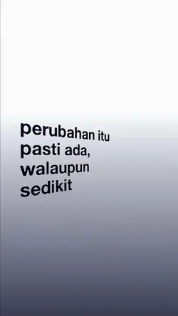 perubahan itu pasti 