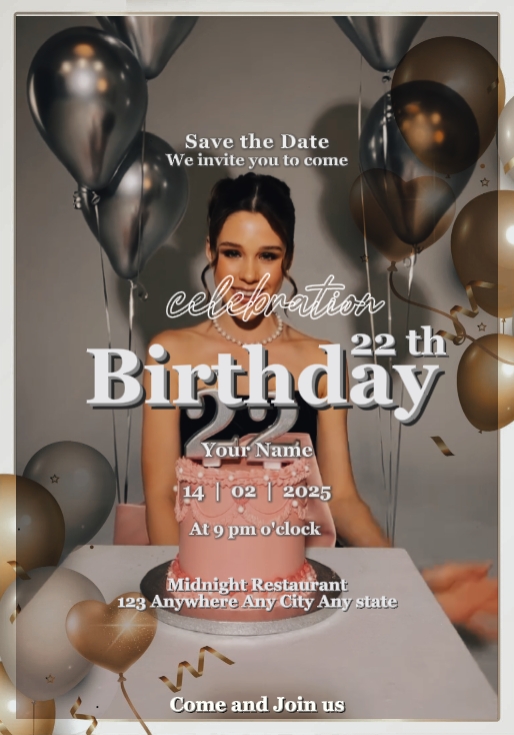Invitación de cumpleaños 