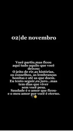 saudades🖤