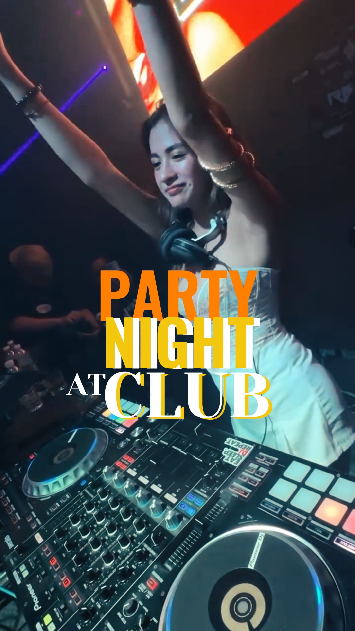 Fiesta nocturna en el club