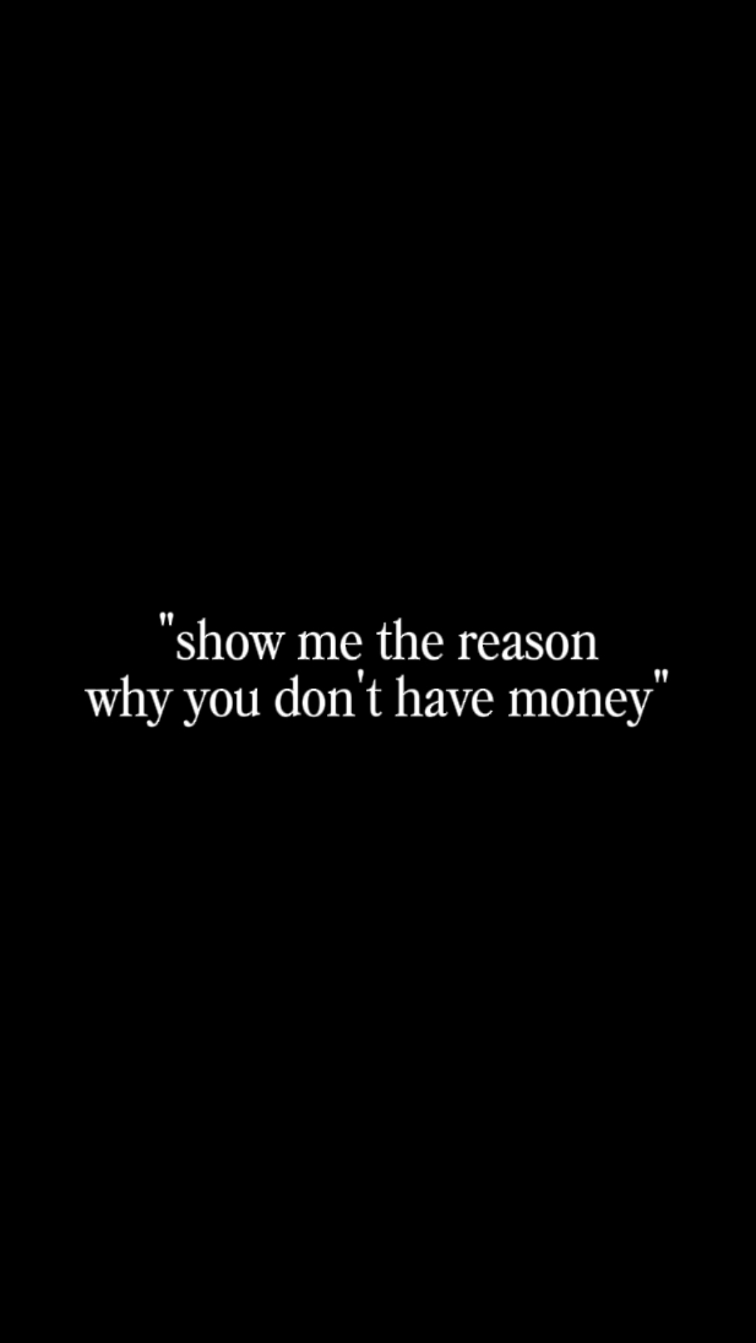 don't have money 
