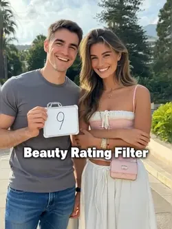 Beauty rating filter