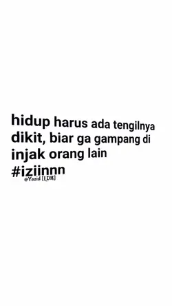 harus ada tengilnya