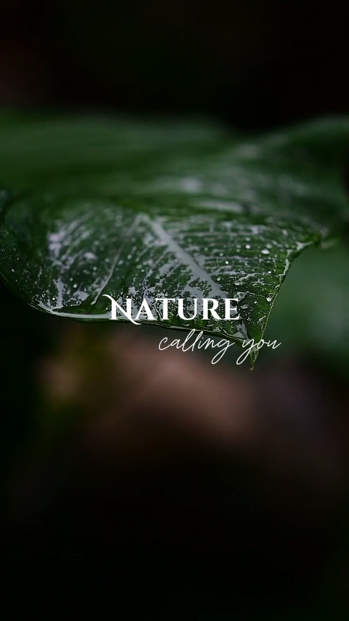Nature calling you
