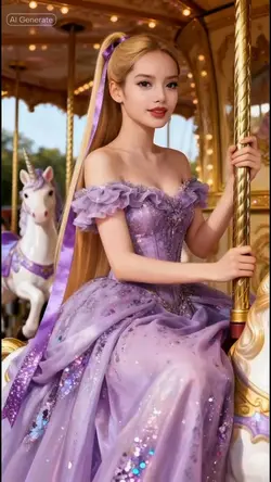 POV riding aCarousel