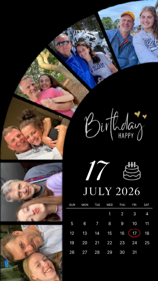 HBD DAD 17 JULY 