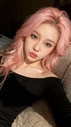AI Pink Hair Girl