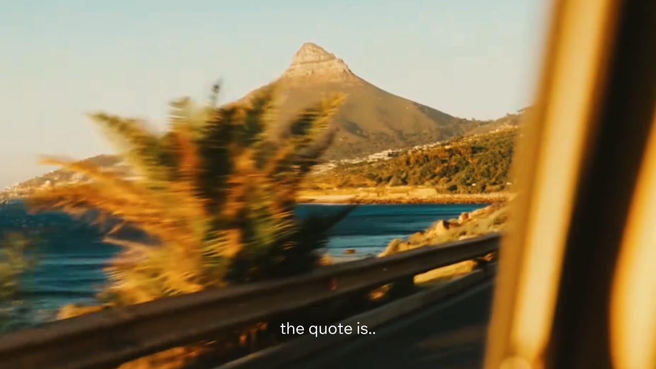 Ang quote ay kung Diyos