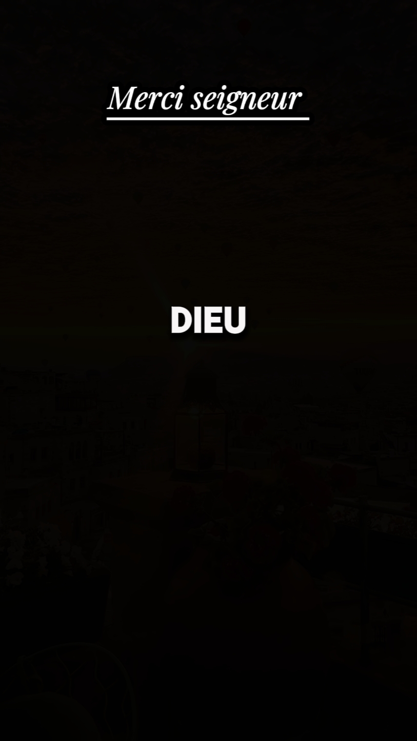Merci seigneur 
