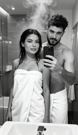 selfie im badezimmer