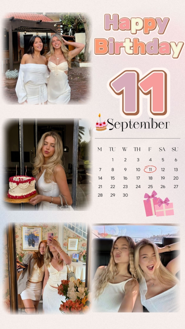 HBD GIRL 11 SEP