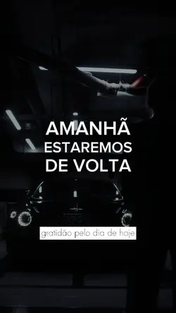 amanhã voltamos
