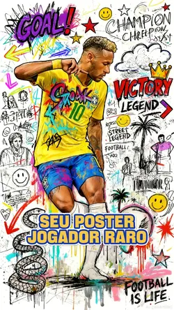Poster Jogador Raro 