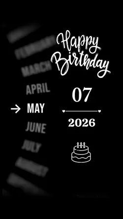 HBD GIRLFRIEND 7 MAY