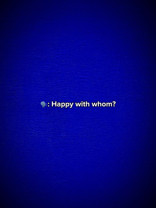 happy with whom