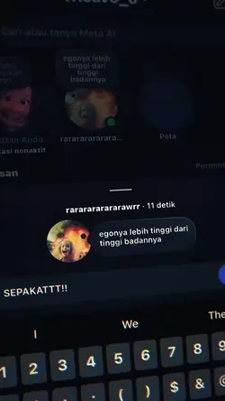 egonya lebih tinggi