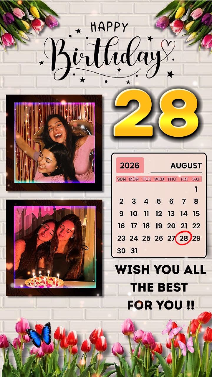 HBD 28 August 2026