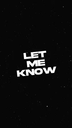 Let Me Know Lyric