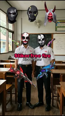Sticker Topeng FF