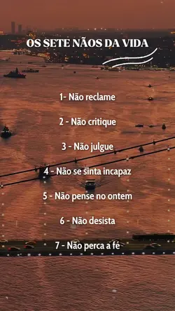 Os sete Nãos