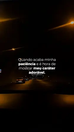 Meu caráter adorável